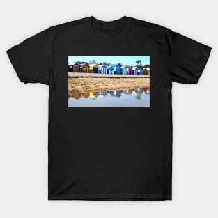 Bathing Boxes, Brighton Beach T-Shirt